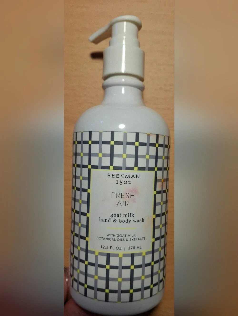 Beekam 1802 Fresh Air Goat Milk Hand & Body Wash 12.5 Fl Oz New